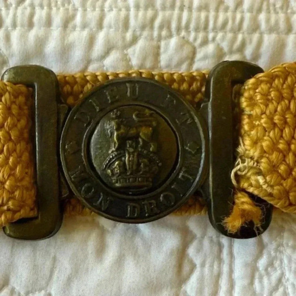 Victorian (1837-1901) RARE British Army (Boer War) Belt & Brass Buck - Picture 1 of 5